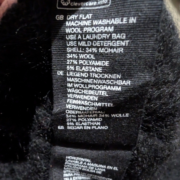 💘 & Other Stories Black Mohair Mock Neck Sweater - Picture 5 of 5